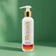Lorena shampoo bottle on a green background
