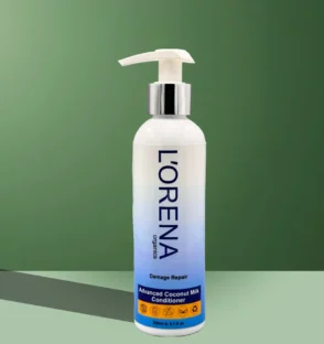 Lorena Organics advanced coconut milk conditioner for soft, smooth and hydrated hair