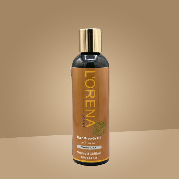 Lorena Organics hair growth oil for stronger roots and healthy hair growth