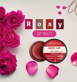 Lorena Organics rosy lip balm for soft, moisturized and naturally pink lips